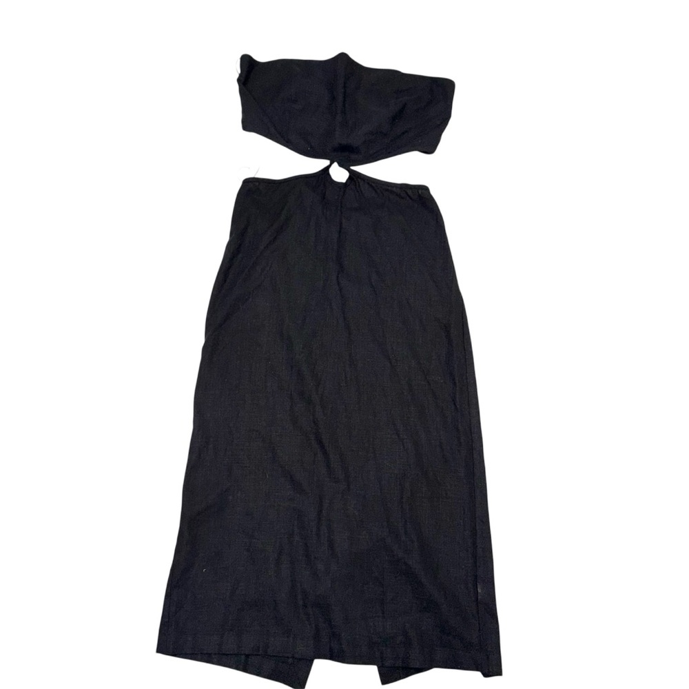 re:named Black Strapless Maxi Dress size Small